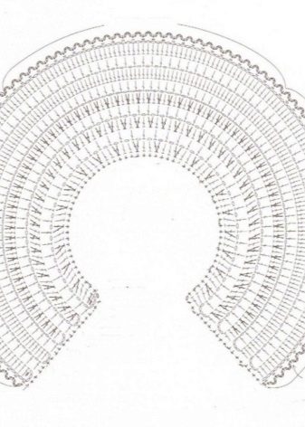 yoke to crochet dress for baptism