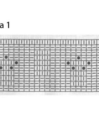 Scheme 1 for a knitted dress Grapevine