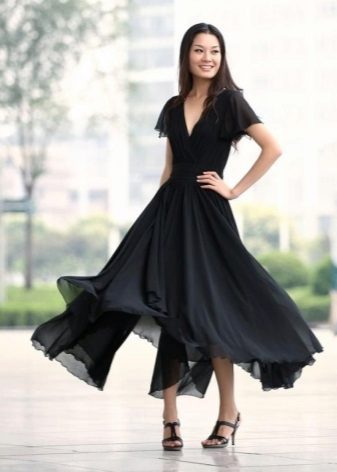 long chiffon skirt