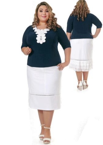elegant pencil skirt for obese women