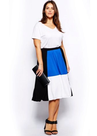 Flared skirt for obese women