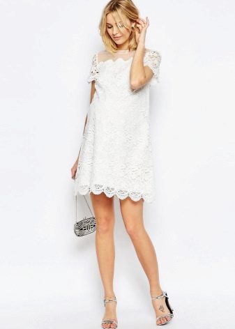 Simple Maternity Wedding Dress