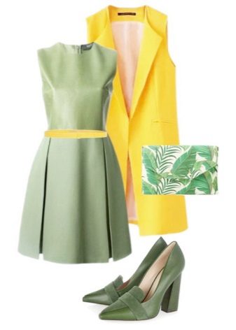 Salad dress and orange accessories