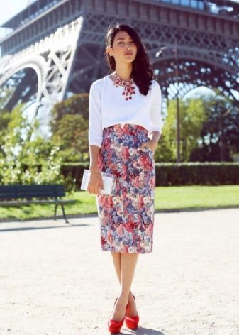Floral Floral Skirt