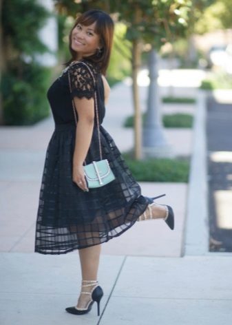 Organza skirt with lace top