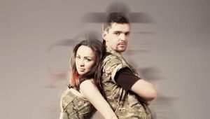 Camouflage dress - military style