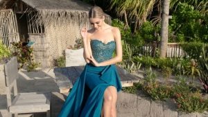 Strapless dress - mystery and seduction