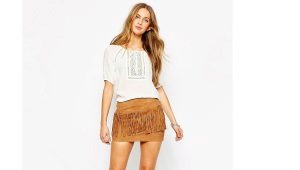 Fringed skirts - create a tempting look