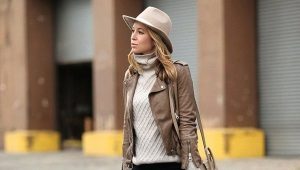 Women's leather jacket