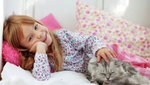 Children's pajamas with a pile