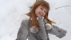 Children's rabbit fur coat