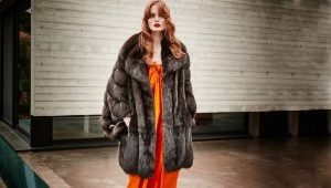 Fur coat from sable
