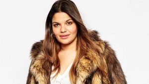Fur coats of large sizes for obese women
