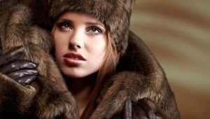 Women's mink hat