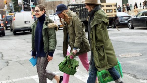 Green parka