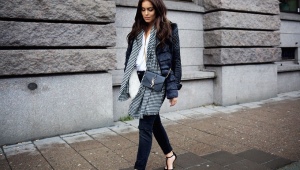 Black shoes with a strap