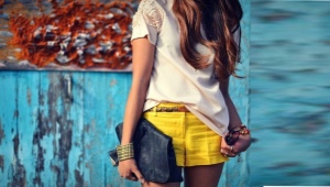 Yellow shorts