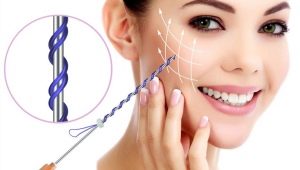 How to use thread for facelift?