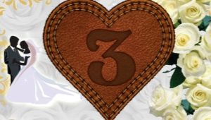 What to give for 3 years of wedding?