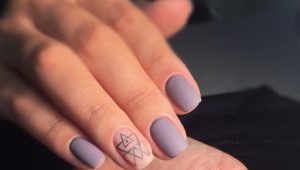 How beautiful to make a gentle matte manicure?
