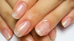 Options for fashion design transparent manicure