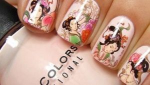 How beautiful to stick on your nails stickers on a water base?
