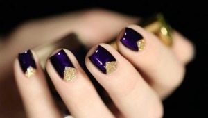 How beautiful to make a manicure with triangles?