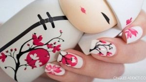 Bright ideas to create a manicure with sakura