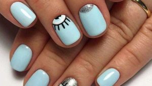Blue Nail Art Ideas for Short Nails