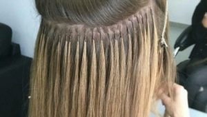 Microcapsular hair extensions: features, types and tips