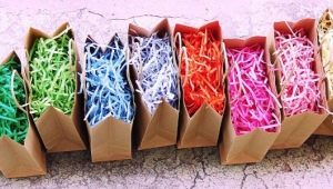 Paper filler for gifts: how to choose and how to do it yourself?