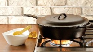 Russian cast iron frying pans