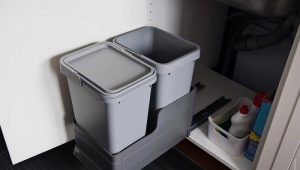 Trash bin with lid: the choice of the optimal model