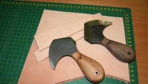Knives for leather: types and rules of choice