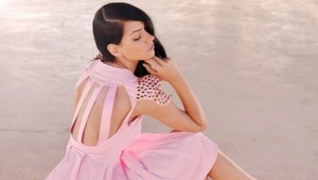 Pink dress - for a feminine look