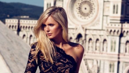 Dress with one sleeve - fashionable asymmetry