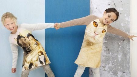 Knitted dresses for girls