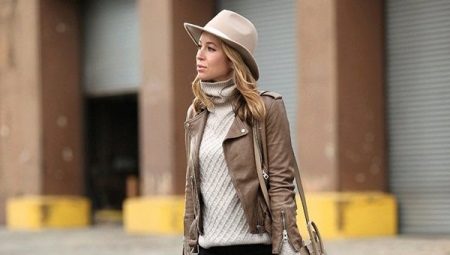 Women's leather jacket