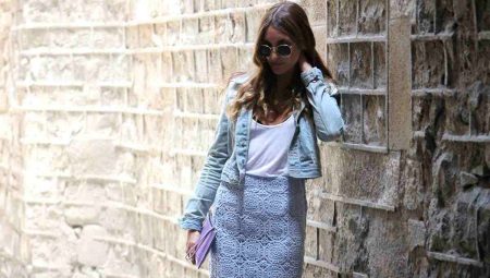 Crochet knit skirts