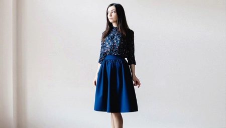 Gabardine skirt