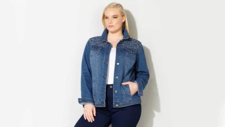 Women's jeans jacket large size
