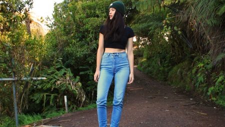 Jeans with high waist