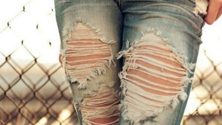 How to make leaky jeans at home?