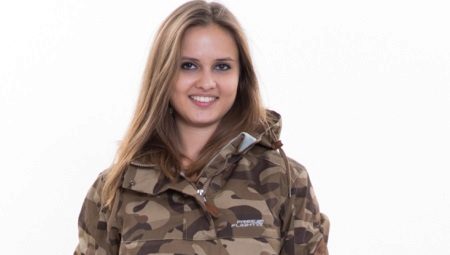 Camouflage anoraks