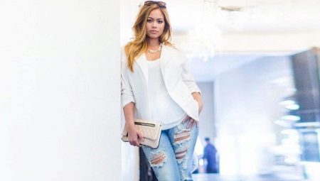 Ripped jeans for obese girls