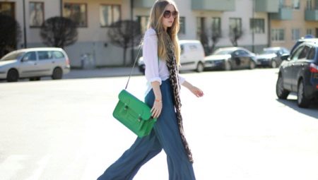 Fashionable trousers palazzo