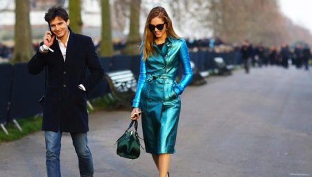 Women's leather coat