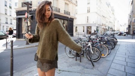 Angora sweater