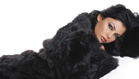 Black mink coat