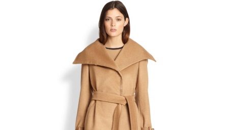 Camel wool coat